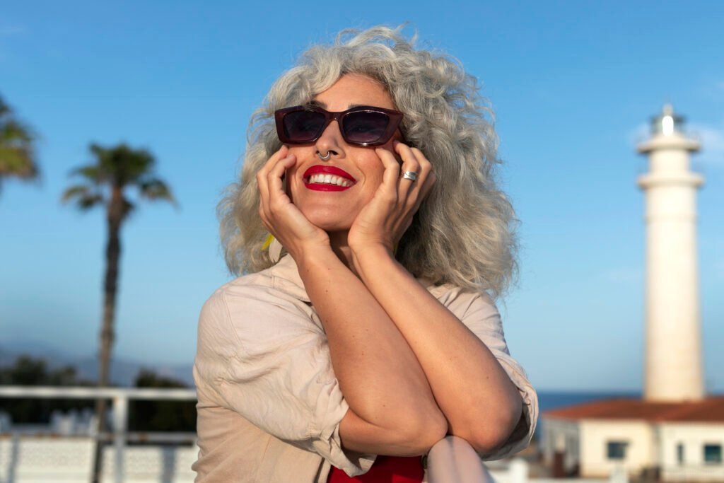 Glow up mujer en verano